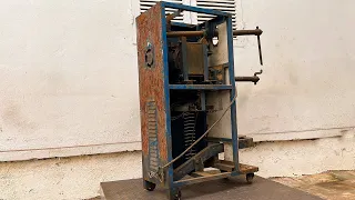 The Rare Skill Of This Mechanic Has Successfully Restored This Giant Welding Machine