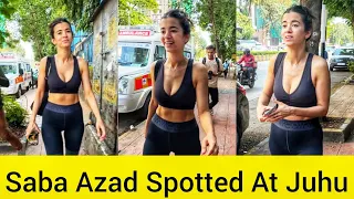 Bollywood Action Hero Hrithik Roshan Girlfriend Saba Azad Spotted At Juhu