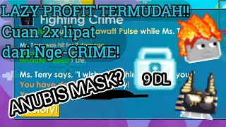 PROFITAN LAWAN CRIME! CUANNYA 2 KALI LIPAT! LAZY PROFIT TERMUDAH! - Growtopia Profit Tips