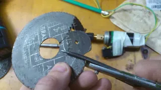 Как сделать отрезной мини диск с диска от болгарки
