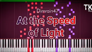 At the Speed of Light by Dimrain47, Piano Tutorial Synthesia