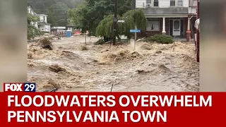 Pennsylvania town overrun by floodwaters: 'There was no stopping it'