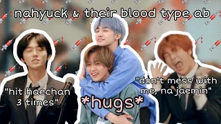 blood type ab nahyuck (jaemin & haechan)