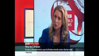 On BBC 15-094-2022 discussing implications for the Ukraine war of the sinking of a Russian warship