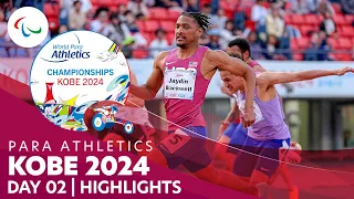 Para Athletics | Kobe 2024 Highlights - The Best Moments of Day 02