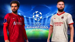 Liverpool v AC Milan Champions League 2021/22 PES 2021