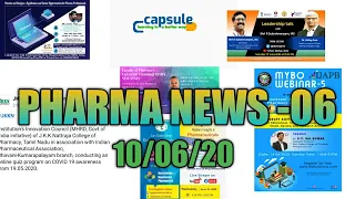 Capsule-Pharma news-06 | Online quiz |Mybo webinar| Webinar on patents |etc