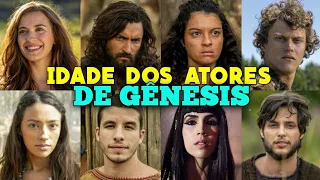 IDADE DOS ATORES DA NOVELA "GÊNESIS"