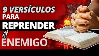 🔥 9 Versículos para Reprender al Enemigo 📙 Echar Fuera demonios 🔥