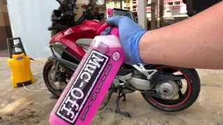 7 Steps to wash your motorcycle