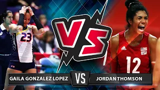 Gaila Ceneida González López vs Jordan Thompson |  Who is the Best for you ? | VNL 2019 |