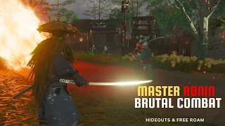 Ghost Of Tsushima - The Lethal Master Ronin (Kensei Armour) Brutal Combat Gameplay