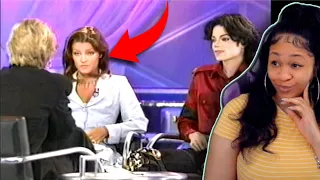 PEEP THE EYE CONTACT! PT.2 Michael Jackson & Lisa Marie Presley Primetime Live Interview | reaction