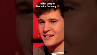 indian song on the voice Germany 💕 #germanyvoice #lovesong #enjoy