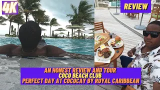 [4K] An Honest Review and Tour of Coco Beach Club at Perfect Day at CocoCay