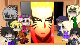 NARUTO FRIENDS + KURAMA REACT TO KURAMA AND BARYON MODE PART (3/4)