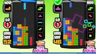 Tetris Battle Rank50 T spin 180 lines sent