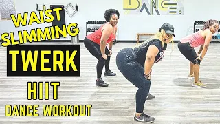 TWERK HIIT | DANCE WORKOUT | SMALLER WAIST LINE | THE FITNESS DANCE QUEEN