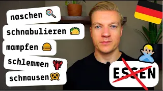 10 SYNONYME FÜR "ESSEN" (erweitere deinen Wortschatz | Umgangssprache | Deutsch A2 | B1 | B2 | C1)