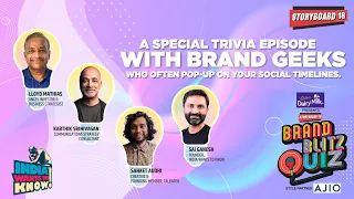 Brand Blitz Quiz - Pilot Episode (Part 1) ft. Lloyd Mathias, Karthik Srinivasan, & Sanket Audhi