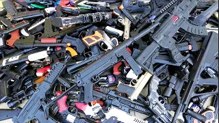 138 Piece Toy Guns !!! Sam's Arsenal of Weapons - Boxes of Toy Guns ! A Small Part of My Collection