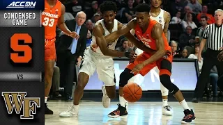 Syracuse vs. Wake Forest - Condensed Game | 2018-19 ACC Basketball