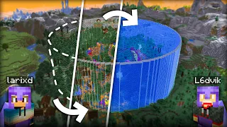 Transformamos el Overworld en el Océano en Minecraft Supervivencia!