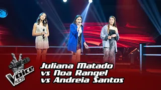 Andreia Santos VS Noa Rangel VS Juliana Matado | Batalha | The Voice Kids