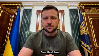 Звернення Президента України Зеленського за підсумками 175-го дня війни (2022) Новини України