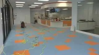Applying Floor Finish to A New VCT Floor