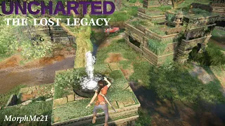 Uncharted: Lost Legacy [4K] Chapter 4: Water Fountain Jumping Puzzle