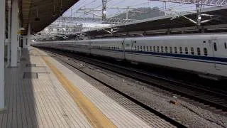 Japan's Bullet Train SHINKANSEN Series N700 To Hakata