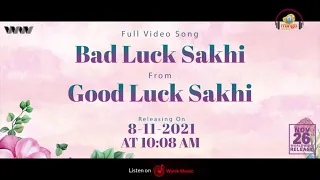keerthysureshofficial bad luck sakhi song   bLet’s get this show on the road. Can’t wait for