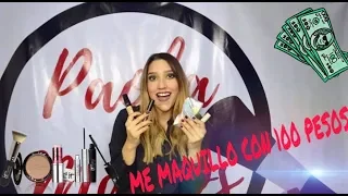 RETO#1 Me maquillo con 100 pesos // PAOLA MARCOS