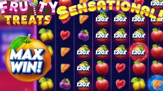 HE JUST HIT THE WORLD'S FIRST EVER MAX WIN ON FRUITY TREATS!