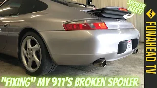 Fixing My 996 911’s Broken Spoiler in the Upright Position