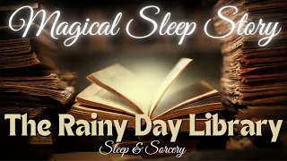 The Rainy Day Library 📚 | Magical Sleep Story | Sleep Countdown