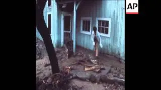 SYND 19-1-74 SCENES OF FLOOD DAMAGE IN CALIFORNIA