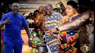 ALL THE QUEENS IN ASANTE COOKING FOR OTUMFUO TODAY ALL TYPES OF FOOD, NANA PIWAAAAAA