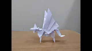 How To Fold A Paper Origami Pegasus Tutorial - Part 2