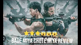 BADE MIYA CHOTE MIYA MOVIE REVIEW 😱😱 #bmcm #viralvideo