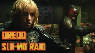 Dredd Slo-Mo Dealer Raid scene - DREDD (2012)