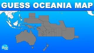 Guess All Countries On Oceania Map - Quiz Guess The Country