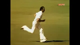 Dennis lillee bowling action side view 'Poetry in motion'