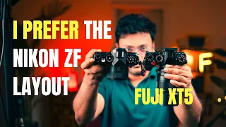 Nikon Zf vs Fujifilm Xt5: Dial & Mode Layout Comparison