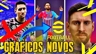 PES 2022 | NOVIDADES GRÁFICAS QUE VÃO TE ANIMAR MUITO! AGORA SIM O JOGO SERÁ LINDO! #EfootBall