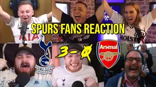 SPURS FANS REACTION TO TOTTENHAM 3 - 0 ARSENAL (NORTH LONDON DERBY) | FANS CHANNEL