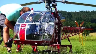 WORLD BIGGEST RC TURBINE SCALE MODEL HELICOPTER SA-315B LAMA