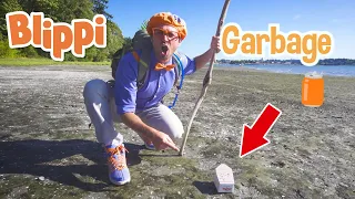 Blippi Learns About Recycling | Hiking &  Beach Clean Up | Blippi Educational Videos for Kids