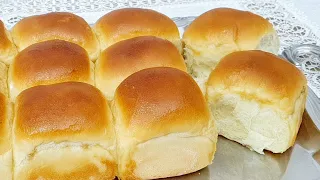 PÃO DE CREME DE LEITE SEM OVOS - RÁPIDO,  FOFINHO E DELICIOSO CASEIRO FÁCIL